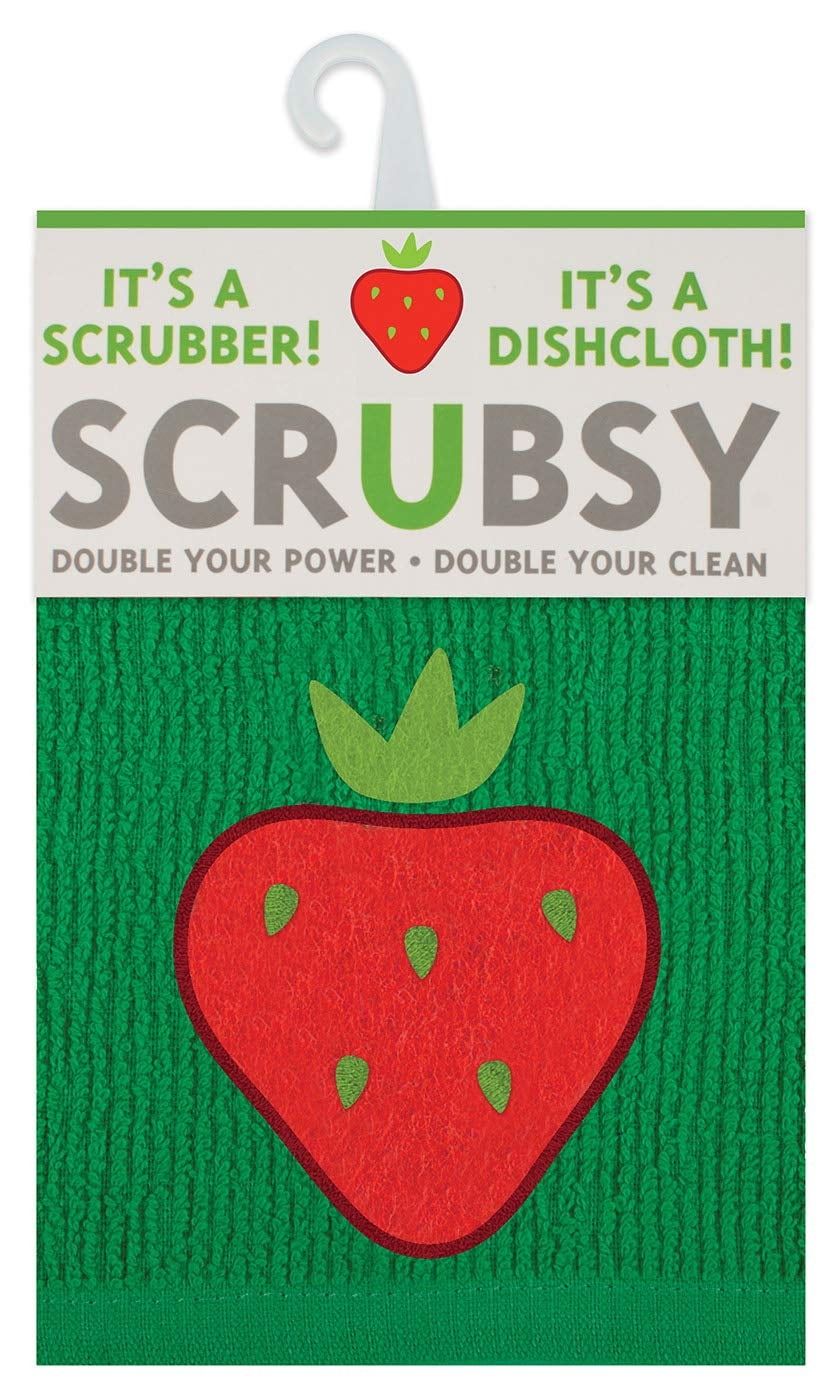 Scrubsy Cloth - Strawberry | MU Kitchen