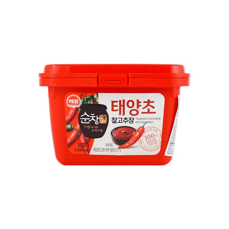 Taeyangcho Gochujang Korean Hot Pepper Paste, 17.6 oz