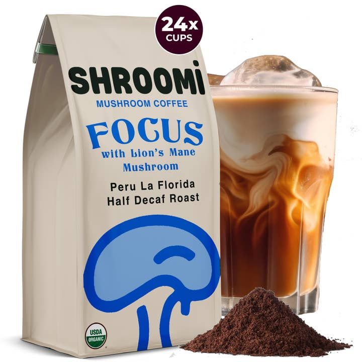 Mental Performance Coffee - Half Decaf Peru | Shroomi