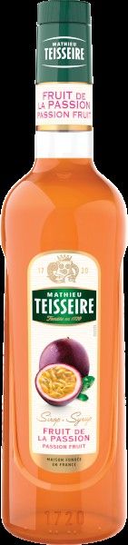 Teisseire Passion fruit syrup glass 700 mL