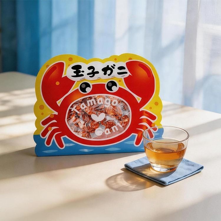 Tamago Gani Crunchy Dried Crab Snack, 2.46 oz | Yami