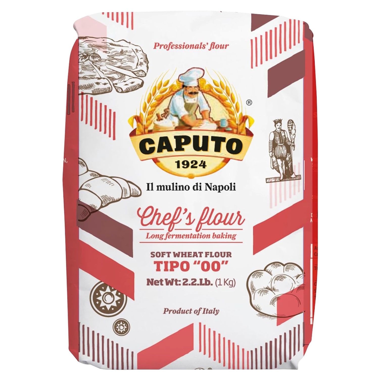 "00" Chef's Flour Caputo de Napoli, 1 kilo