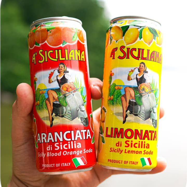 A' Siciliana Sicilian Soda 4pack - Blood Orange or Limonata | A' Siciliana