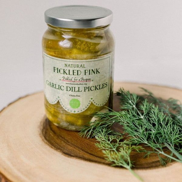 Garlic Dill Pickles | Pickled Pink