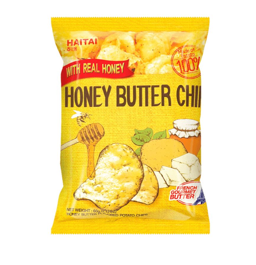 Korean Honey Butter Potato Chips, 2.12oz