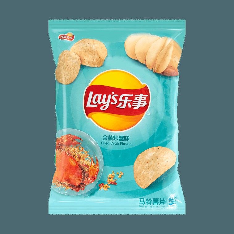 Fried Crab Flavor Potato Chips 2.46 oz