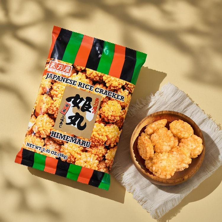 Japanese Rice Crackers, Mildly Spicy, 3.45oz