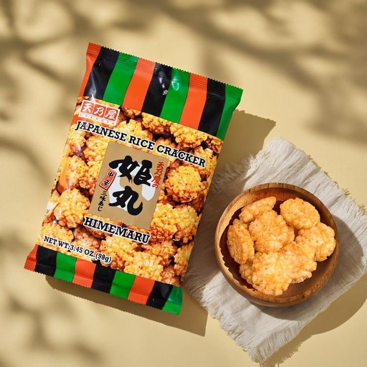 Japanese Rice Crackers Mildly Spicy 3.45 oz