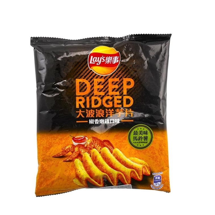 Pepper Chicken Deep Ridged Potato Chips,1.07 oz