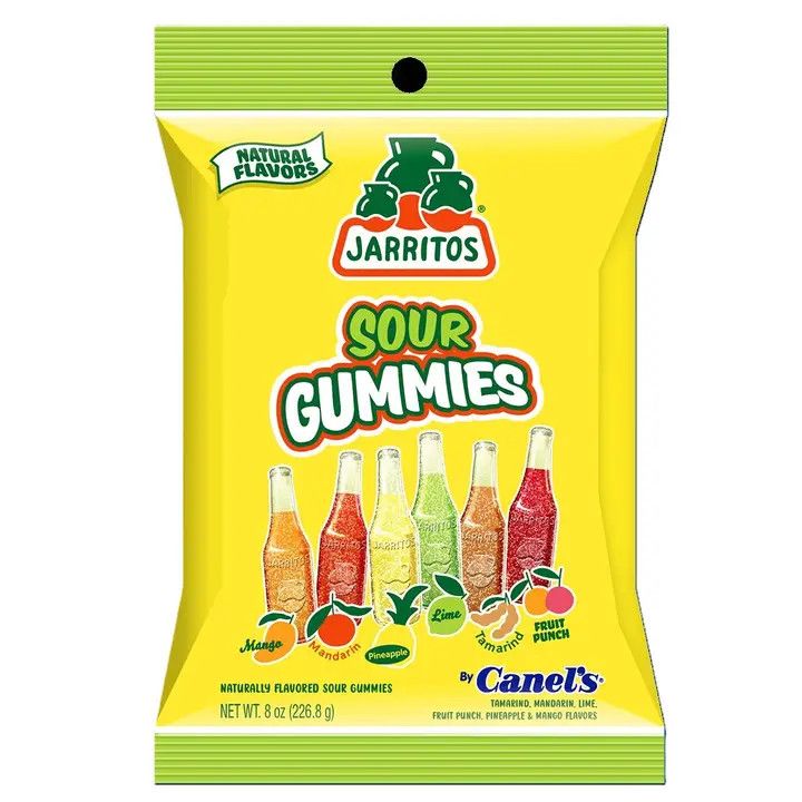 Jarritos Sour Gummies 8oz Peg Bag