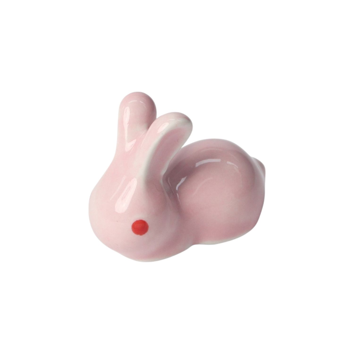 Rabbit Bunny Porcelain Chopsticks Rest 2"L White (12/288) | Urban Tokyo
