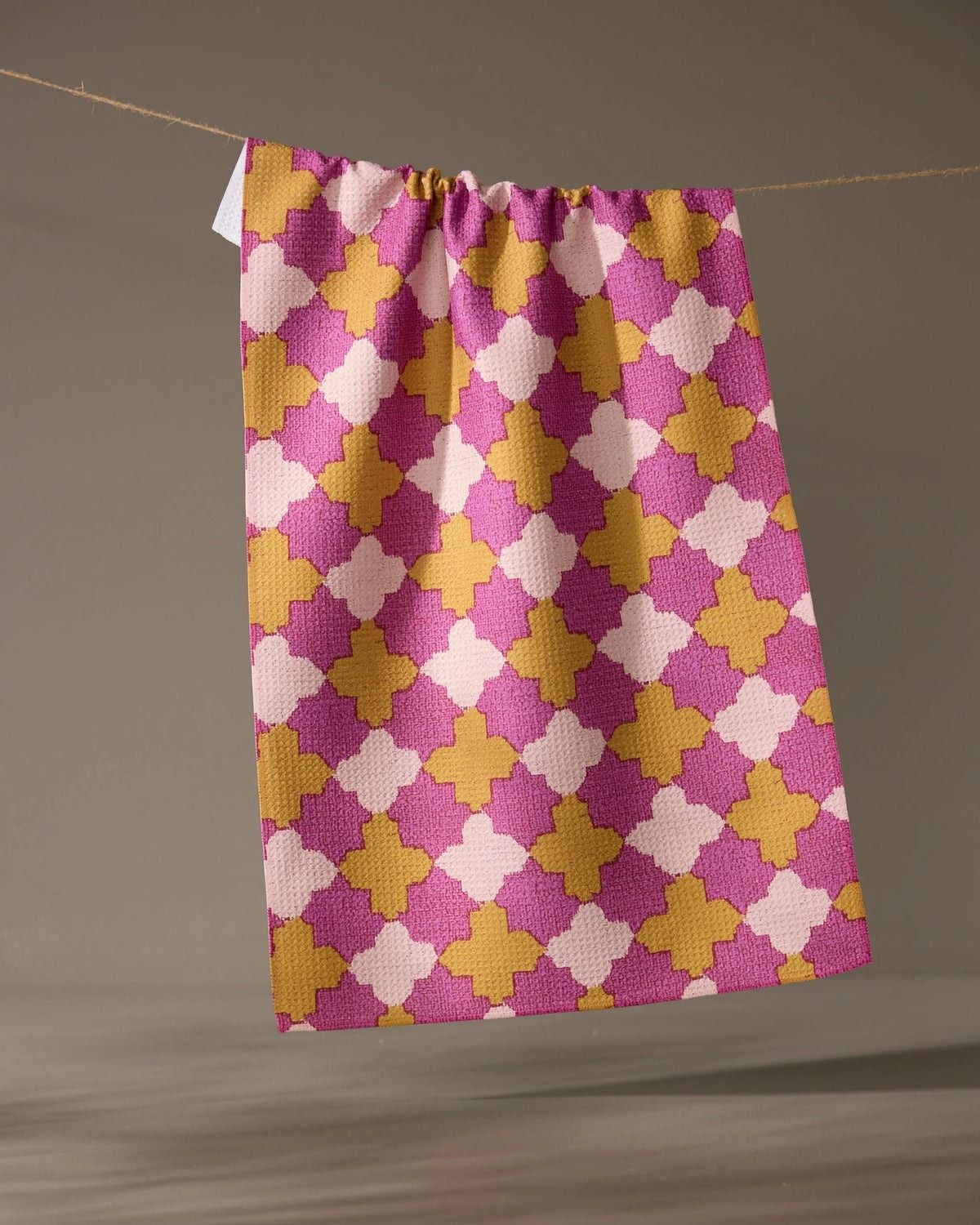 Bloomgrid Tea Towel | Geometry