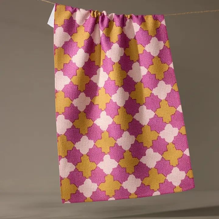 Bloomgrid Tea Towel