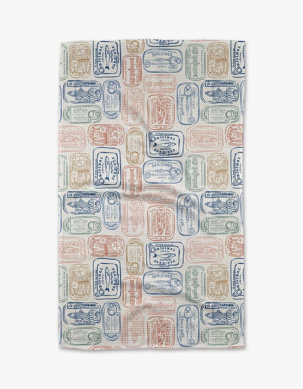 Tinned Sardines Tea Towel | Geometry