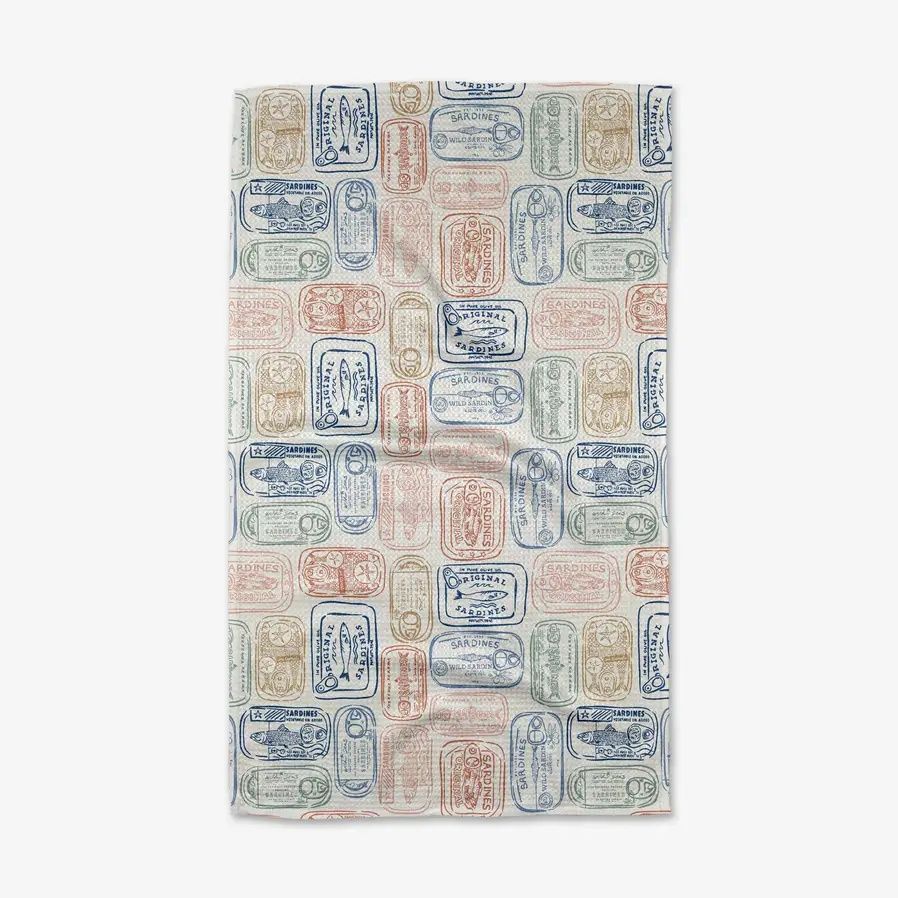 Tinned Sardines Tea Towel
