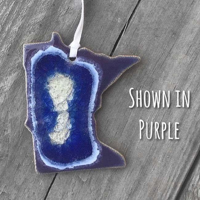 Minnesota Ornament | Dock 6 Pottery