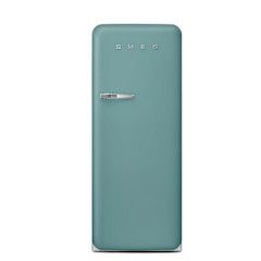 Retro Refrigerator | Matte Jade Green | Right Hinge | FAB28 | Smeg