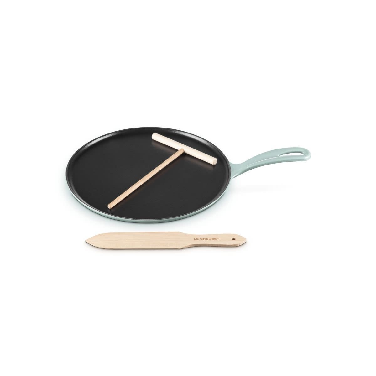 Traditional Round Crepe Pan - Sea Salt 10.25" | Le Creuset