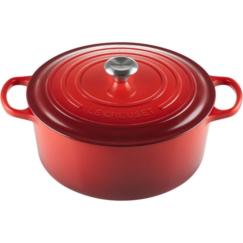 Signature Round Dutch Oven - Cerise 9 qt. | Le Creuset