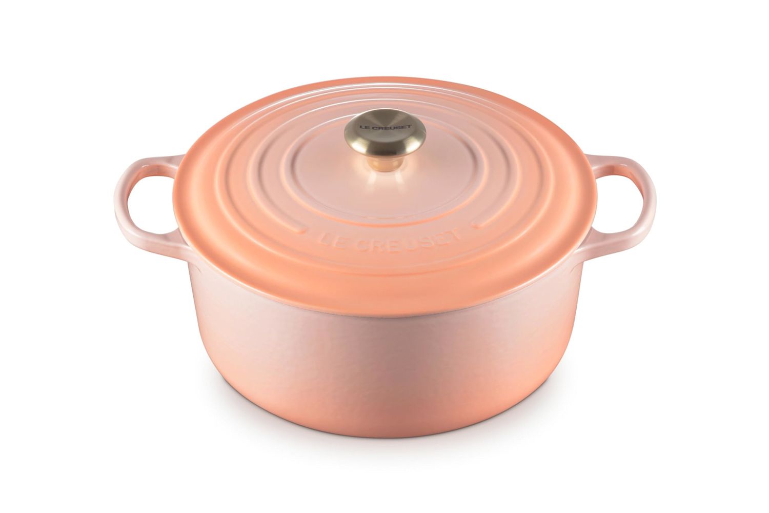 Signature Round Dutch Oven - Peche 7.25 qt. | Le Creuset