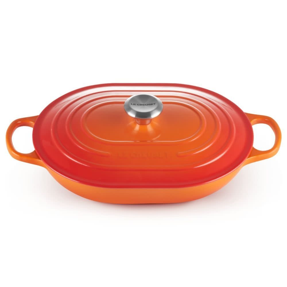 Signature Oval Casserole, Flame 3.75 qt. | Le Creuset