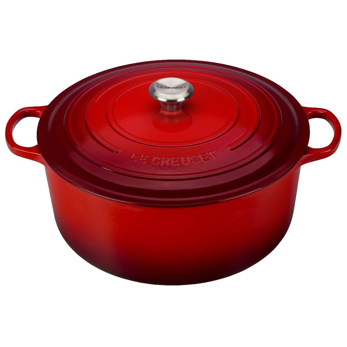 Signature Round Dutch Oven - Cerise 13.25 qt. | Le Creuset
