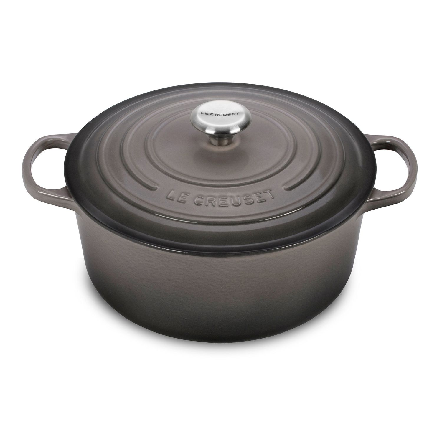 Signature Round Dutch Oven - Oyster 9 qt. | Le Creuset