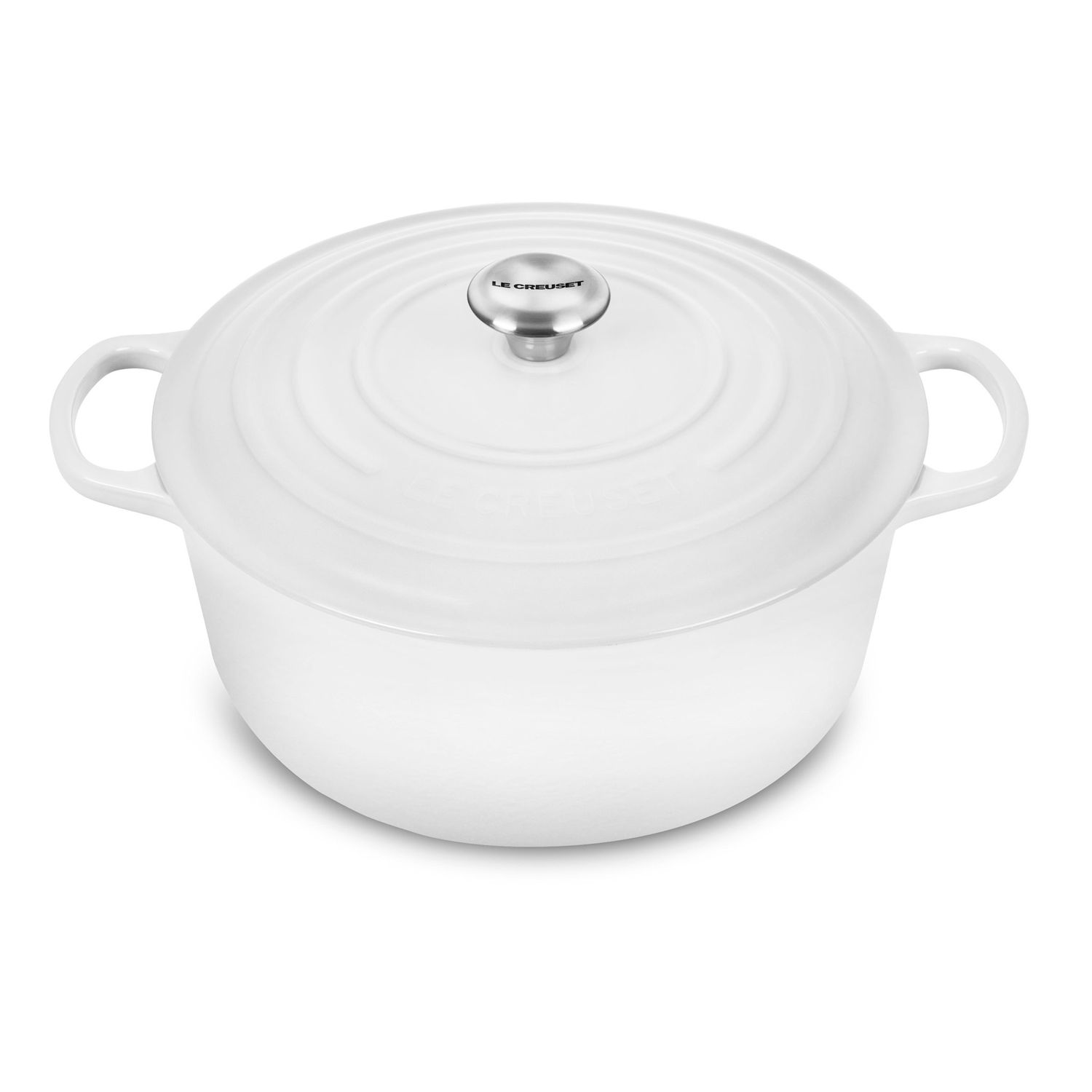 Signature Round Dutch Oven - White 9 qt. | Le Creuset