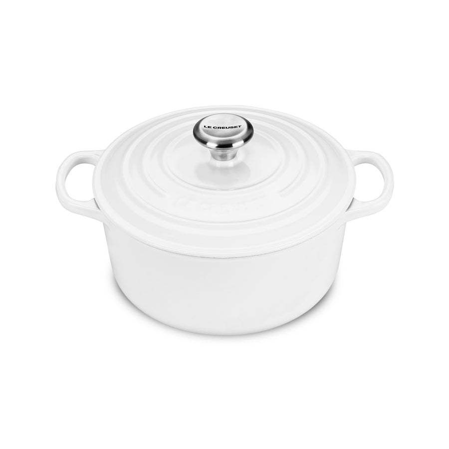 Signature Round Dutch Oven - White 4.5 qt. | Le Creuset
