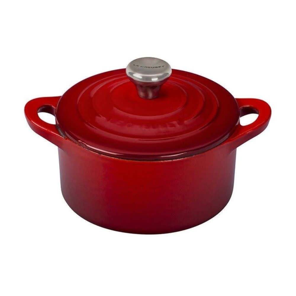 Mini Cocotte with Stainless Steel Knob - Cerise 1/3 qt. 1/3 qt. | Le Creuset