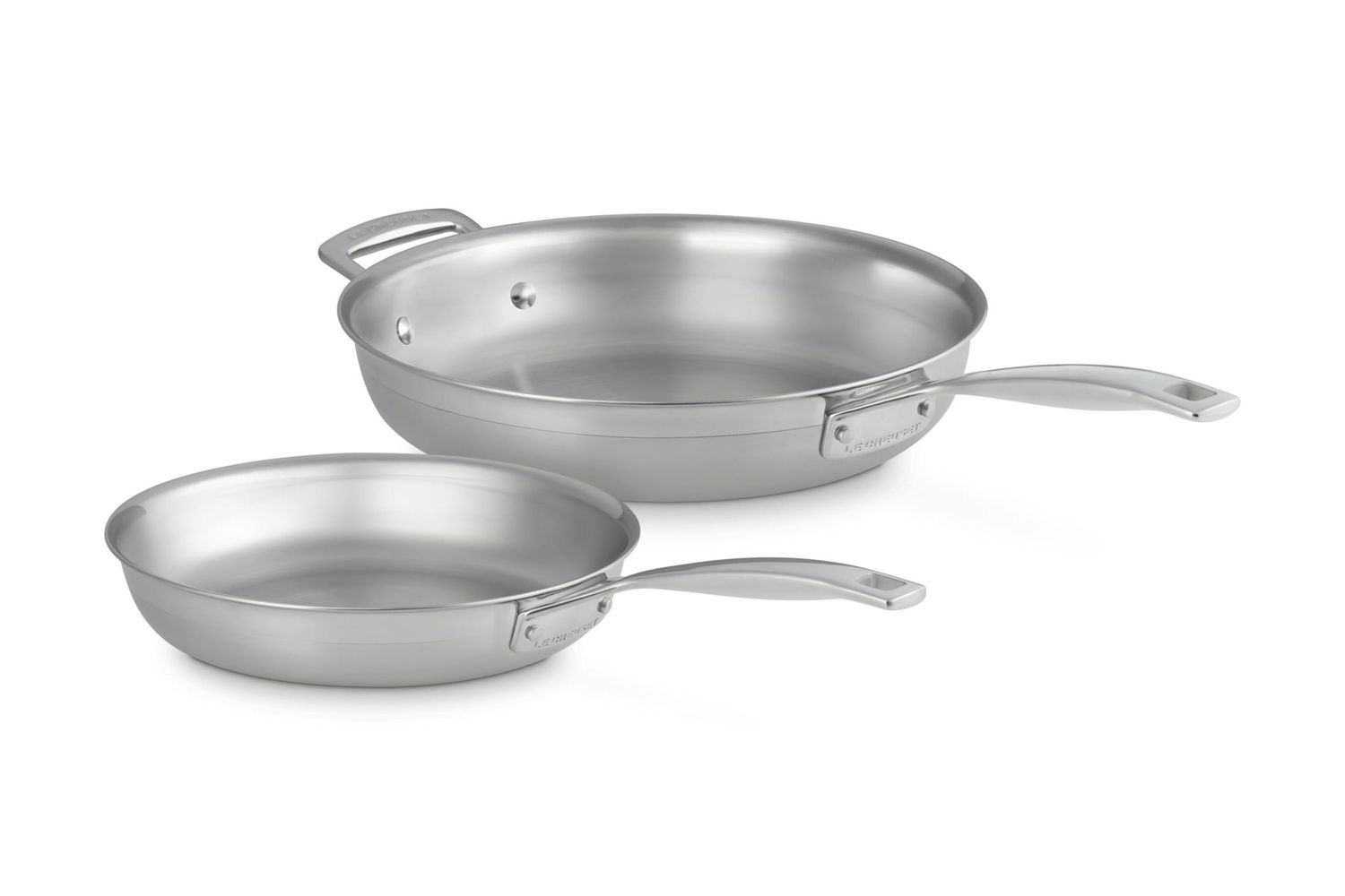 2 Piece Set Classic Stainless Steel (9.5" &amp; 11" | Le Creuset