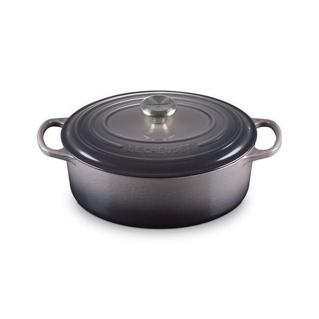 Signature Oval Dutch Oven - Oyster 5 qt. | Le Creuset