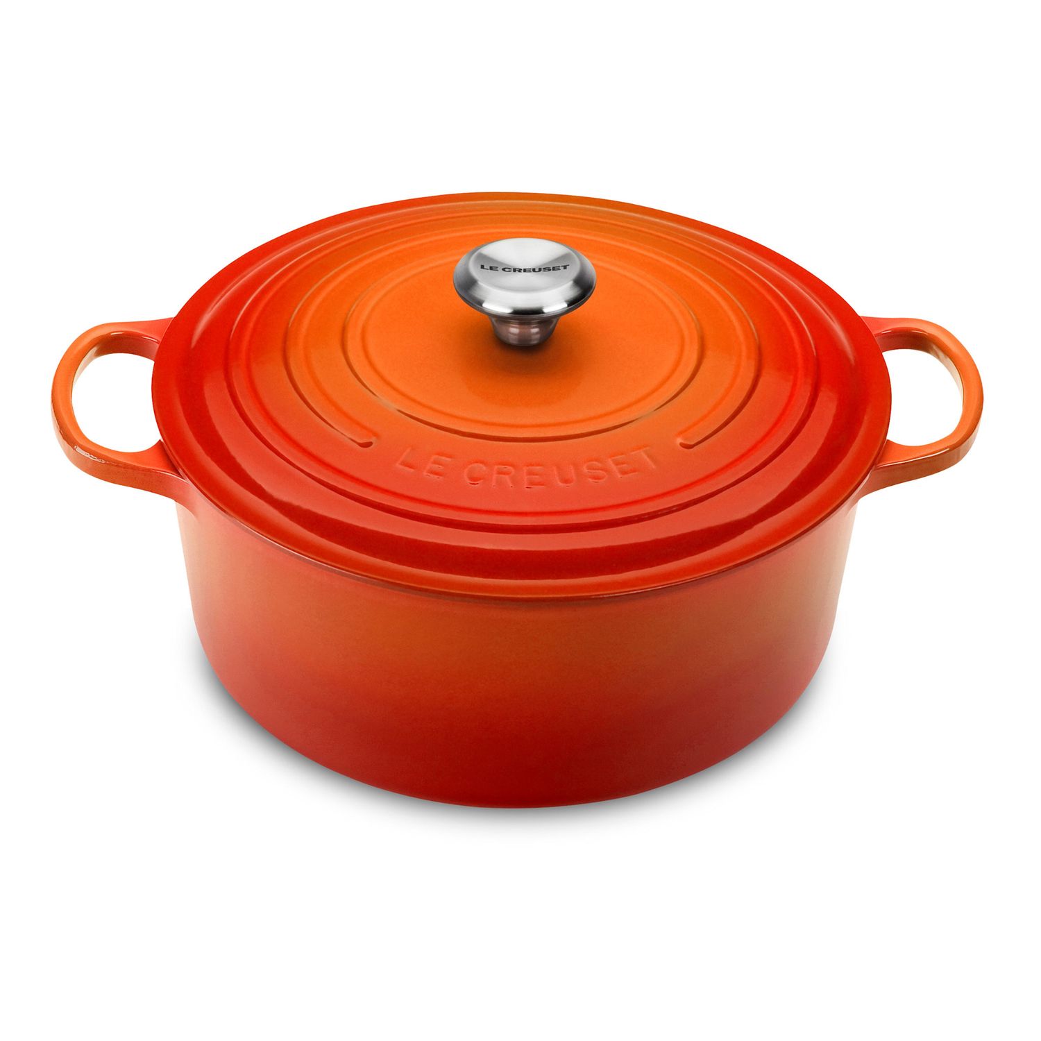 Signature Round Dutch Oven - Flame 4.5 qt. | Le Creuset