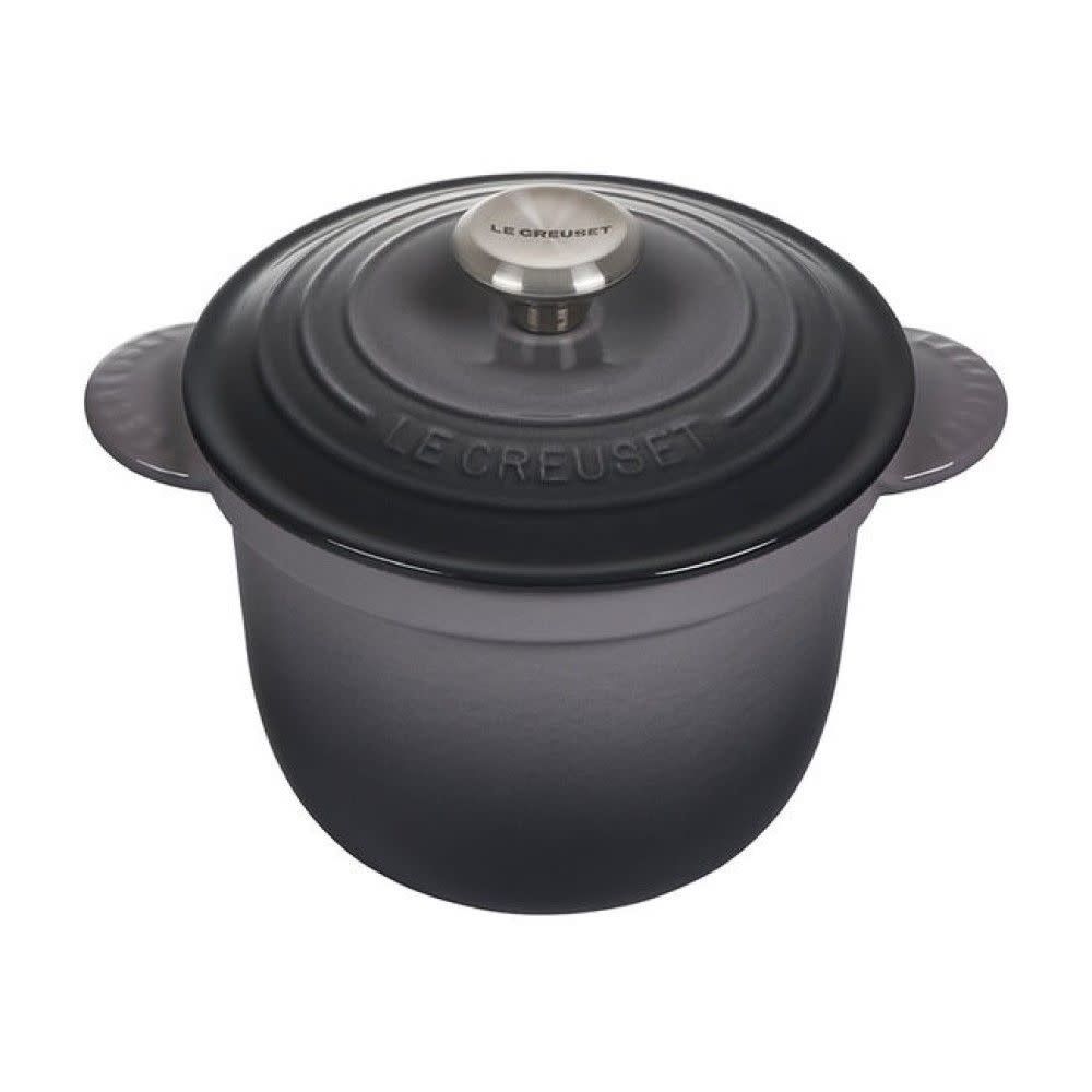 Rice Pot with SS Knob &amp; Stoneware Insert - Oyster 2.25 qt. | Le Creuset
