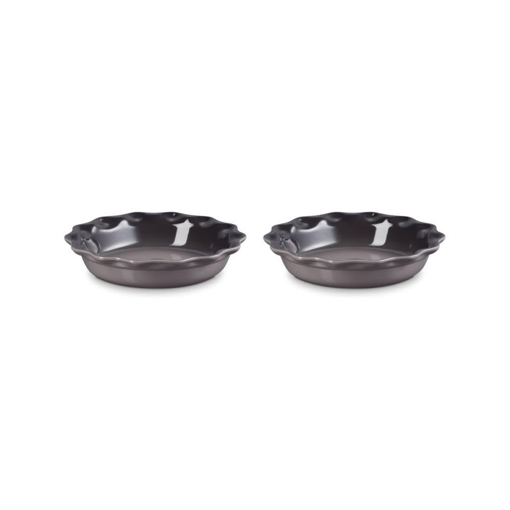 Set of 2 Heritage Pie Dishes - Oyster  | Le Creuset