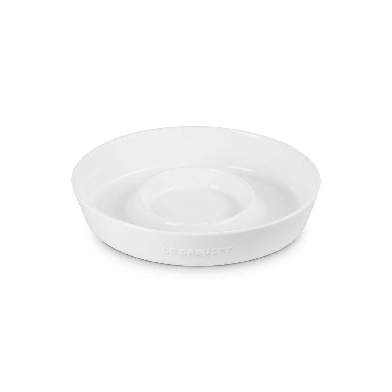 Chip and Dip Platter - White 13" | Le Creuset