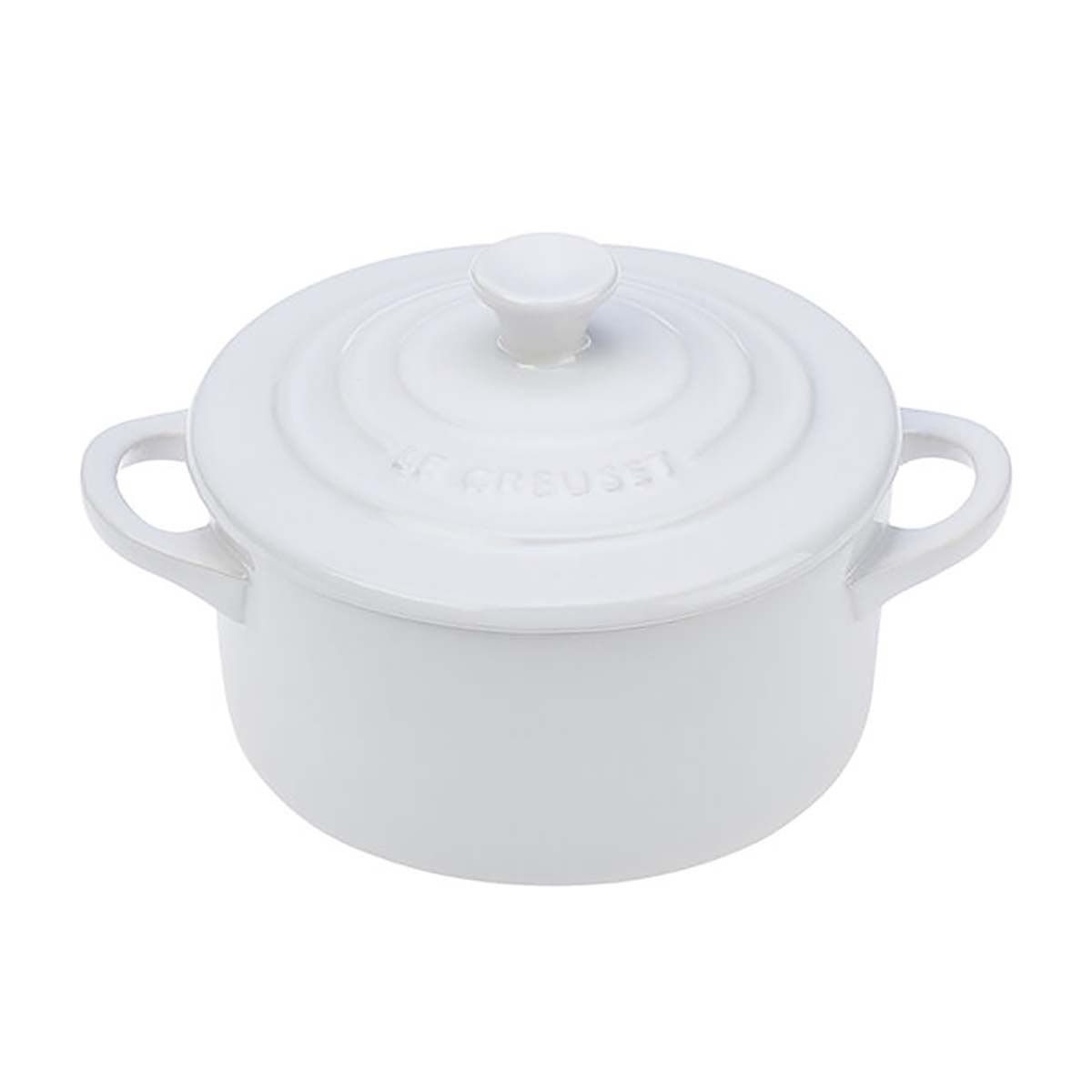 Mini Round Cocotte - Oyster 14 oz. | Le Creuset