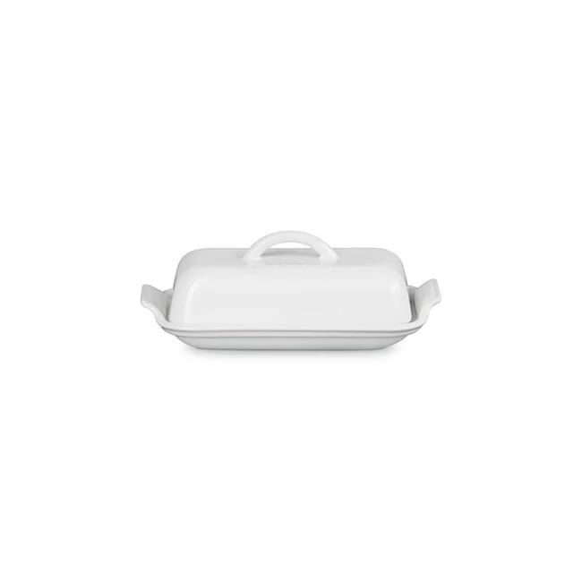 Heritage Butter Dish - White 8.3" x 4.1" x 3" | Le Creuset