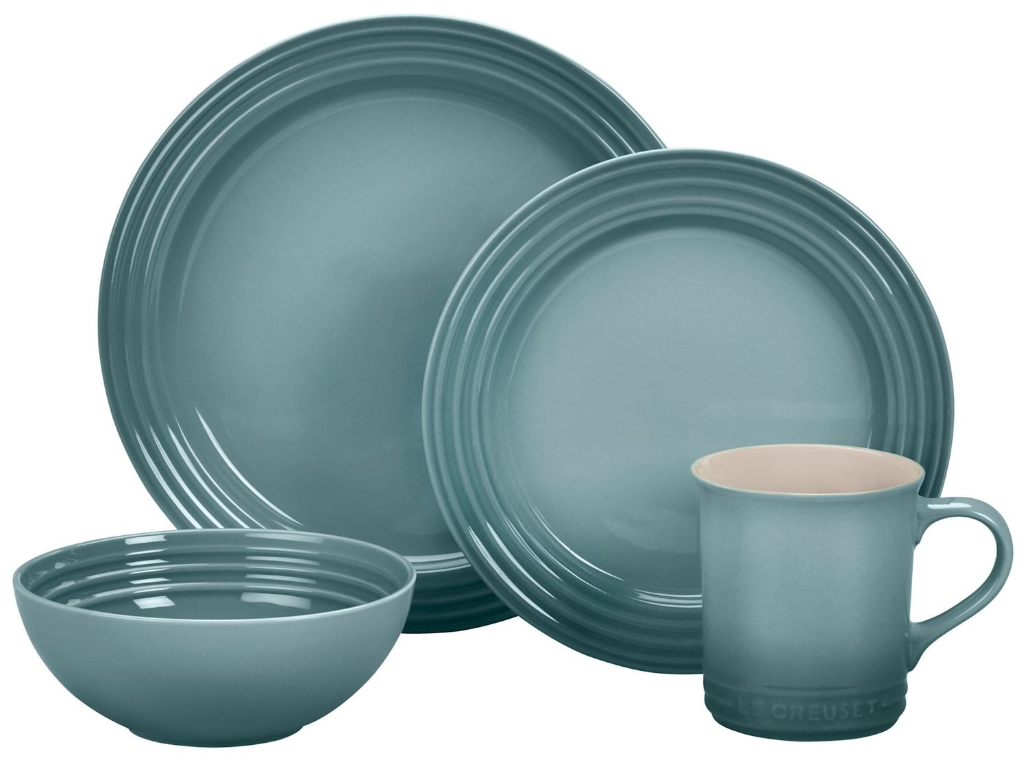 16 PC Dinnerware Set - Sea Salt  | Le Creuset