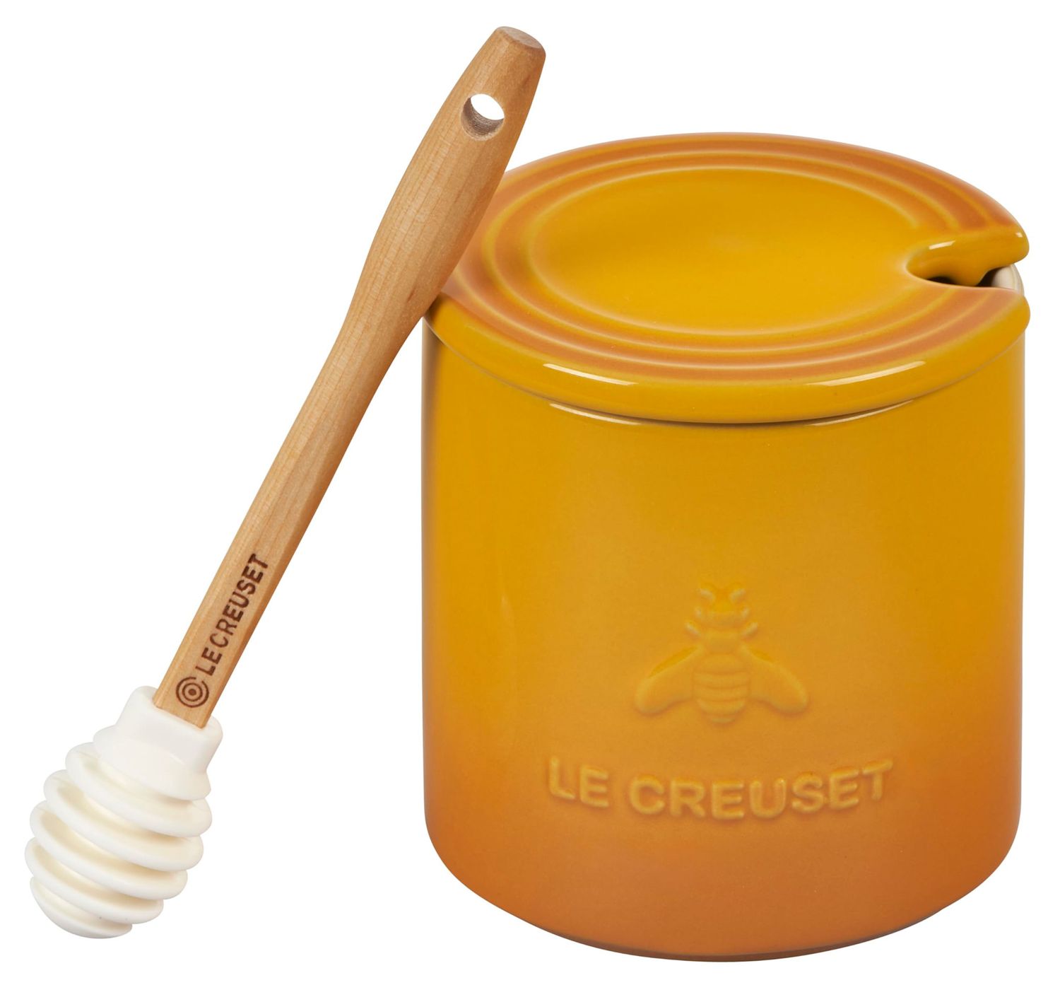 Signature Honey Pot w/ Dipper - Nectar 14 oz. | Le Creuset