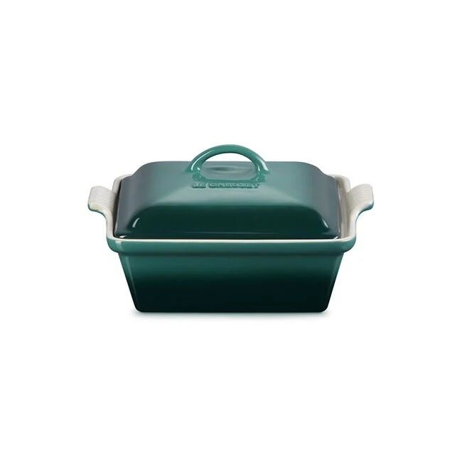Heritage Covered Square Casserole - Artichaut 2.5 qt. (9") | Le Creuset