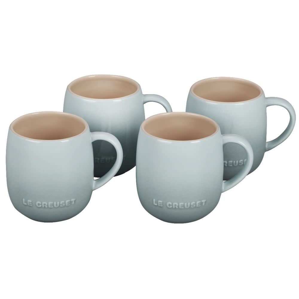Set of 4 Heritage Mugs - Sea Salt - e-commerce only 13 oz. | Le Creuset
