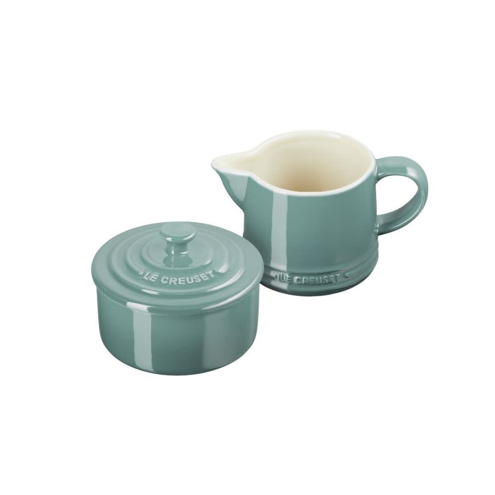 Signature Cream &amp; Sugar Set - Sea Salt  | Le Creuset