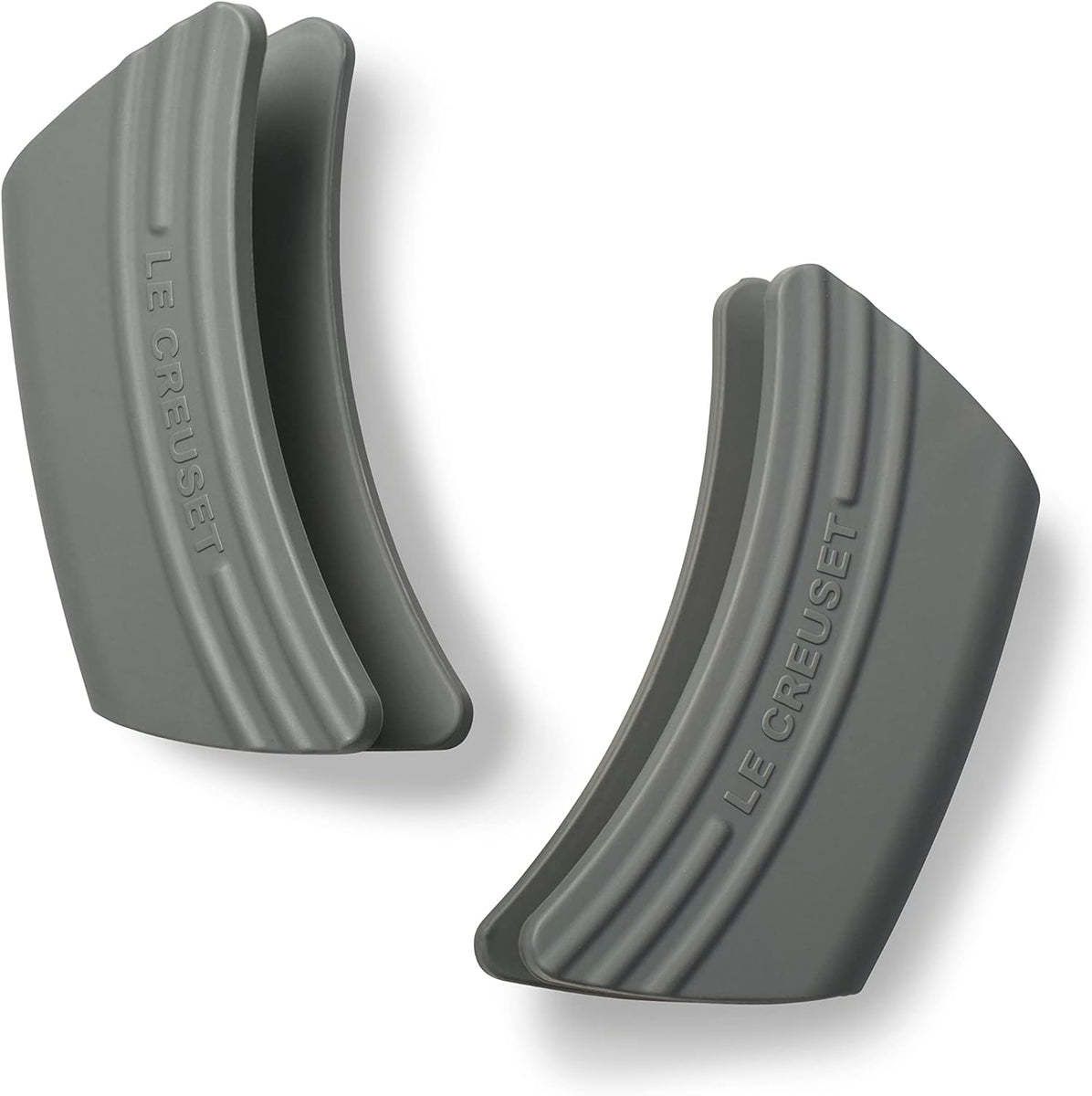 each Silicone Pot Grips Set - Oyster 5" x 2 1/2" | Le Creuset