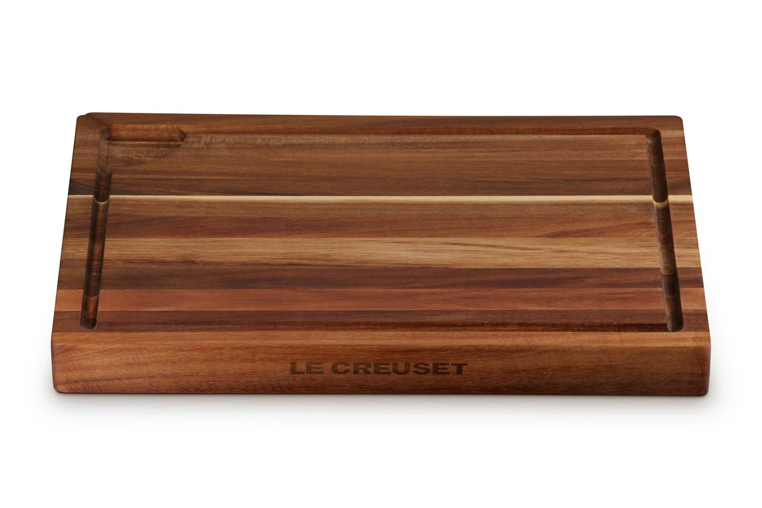 20" x 14" x 2" Butcher Block Acacia Wood 20 in. | Le Creuset