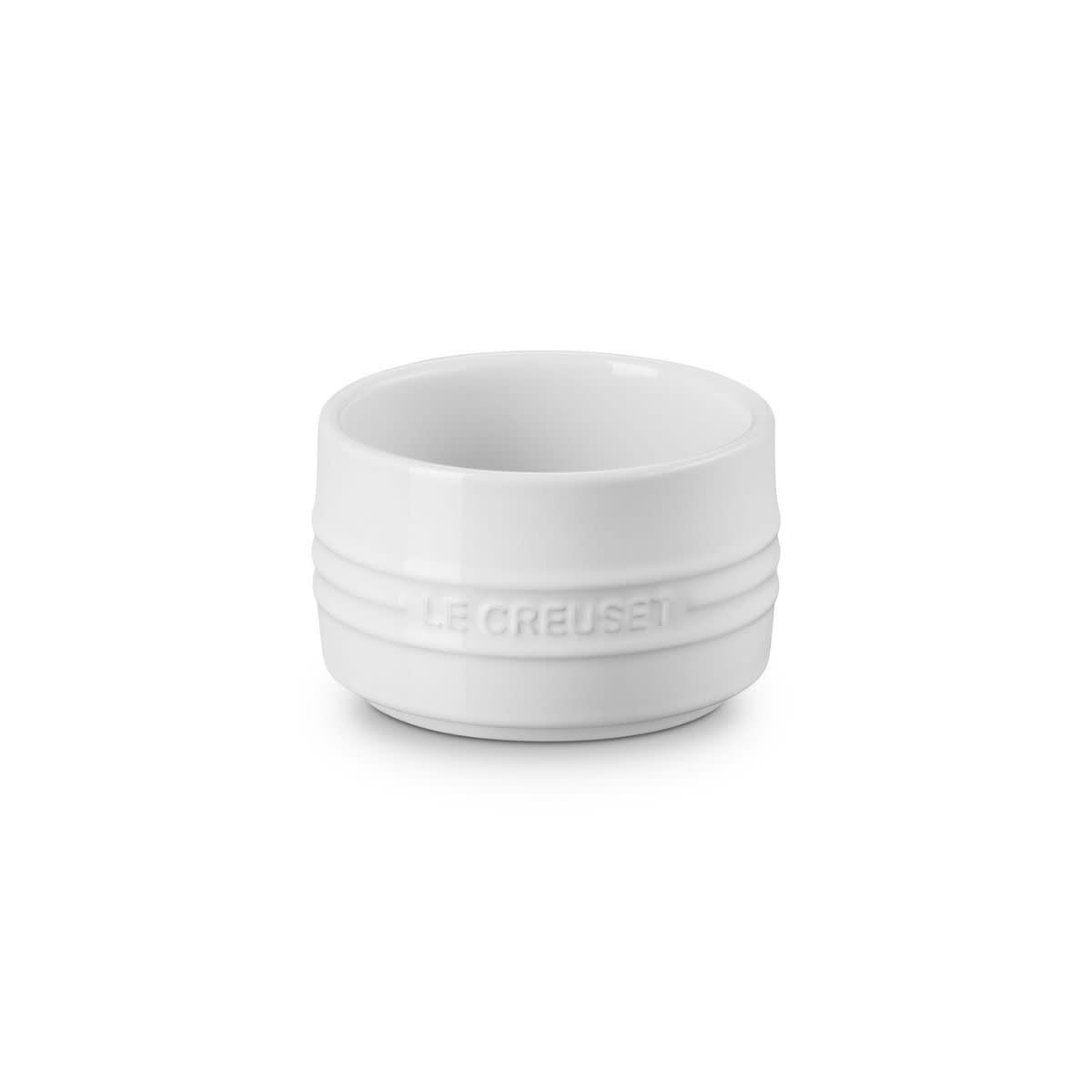 Straight Walled Ramekin- White 7oz. | Le Creuset