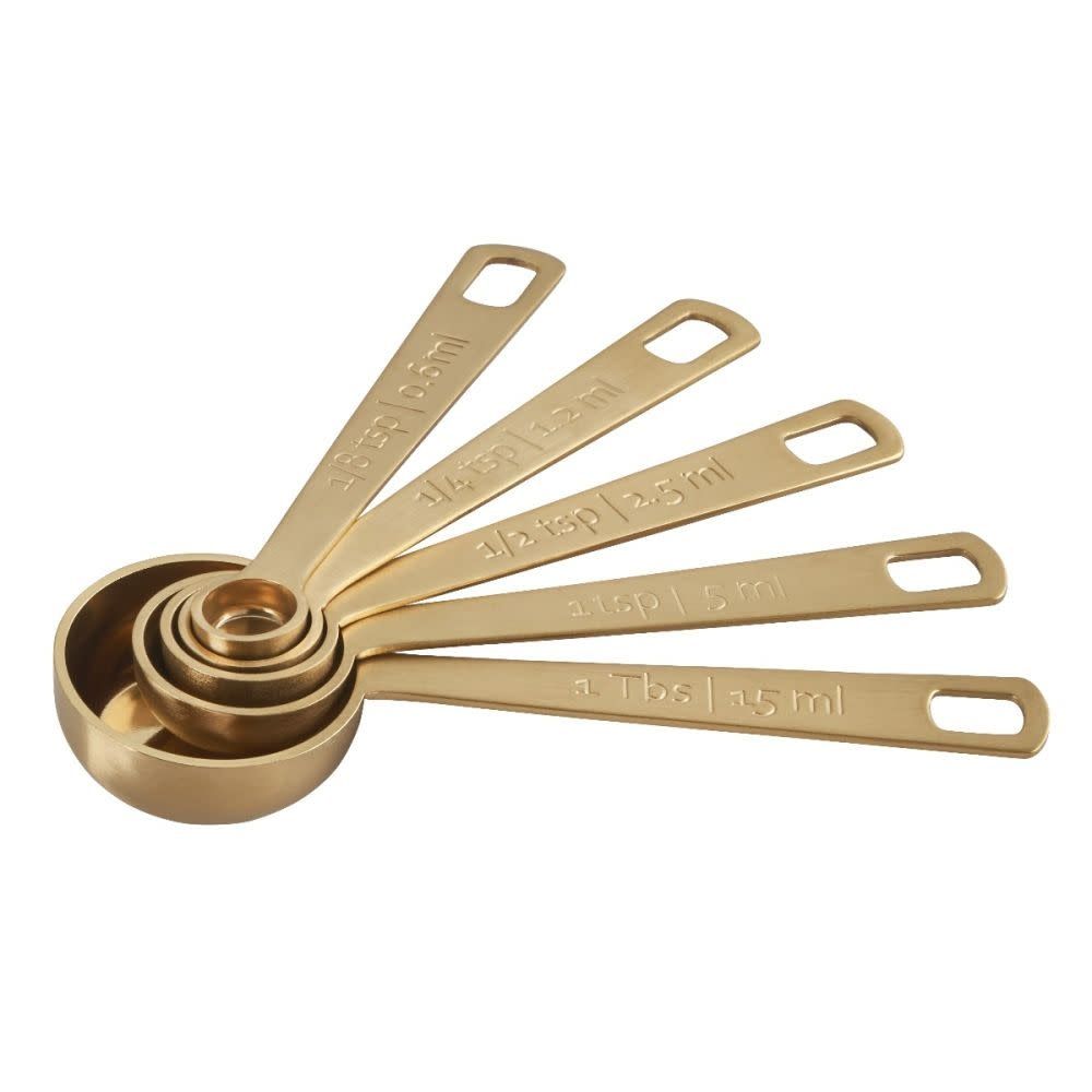 Gold Measuring Spoons - Set of 5  | Le Creuset
