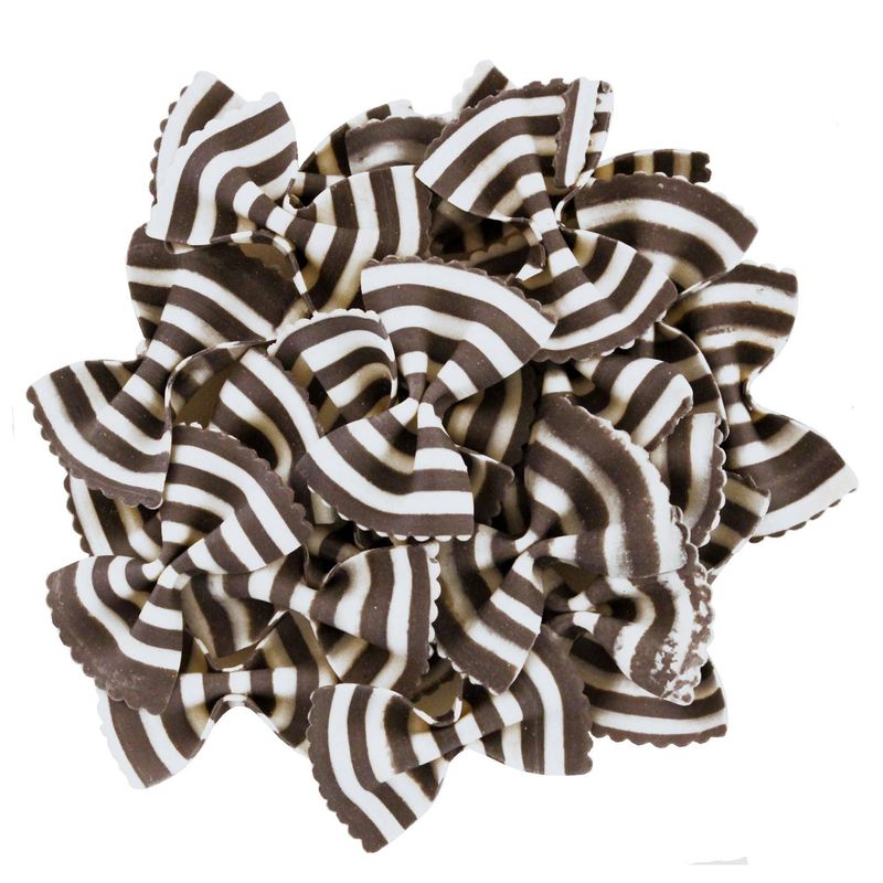 Black and White Bowtie Colored Pasta - 8.8oz (250gm)