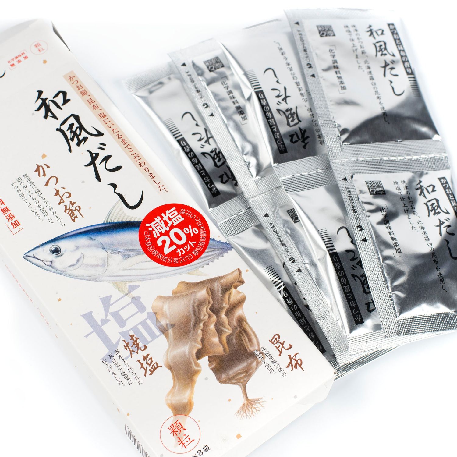 Basic Wafu Dashi Powder - Awase (Bonito &amp; Kelp) / Msg Free (1.69oz)