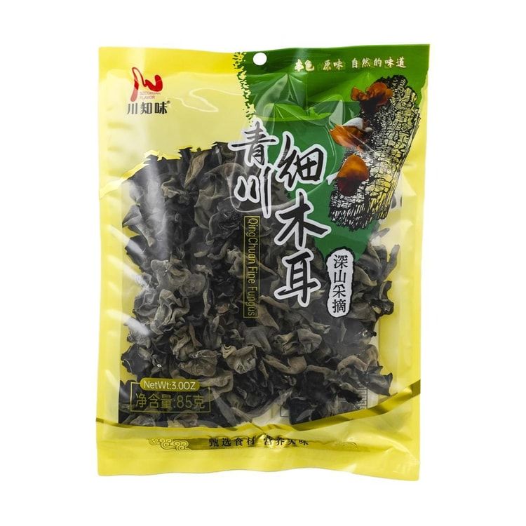 Szechuan Flavor Brand Dried Wood Ear Mushrooms,2.99oz